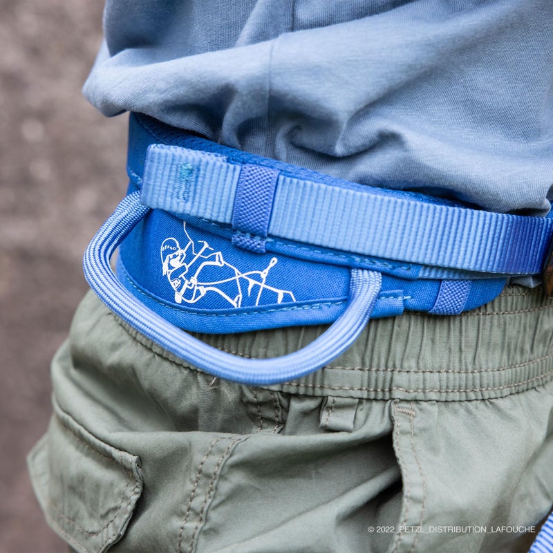 PETZL Macchu Children's Sit Climbing Harness - Blue - Image 5